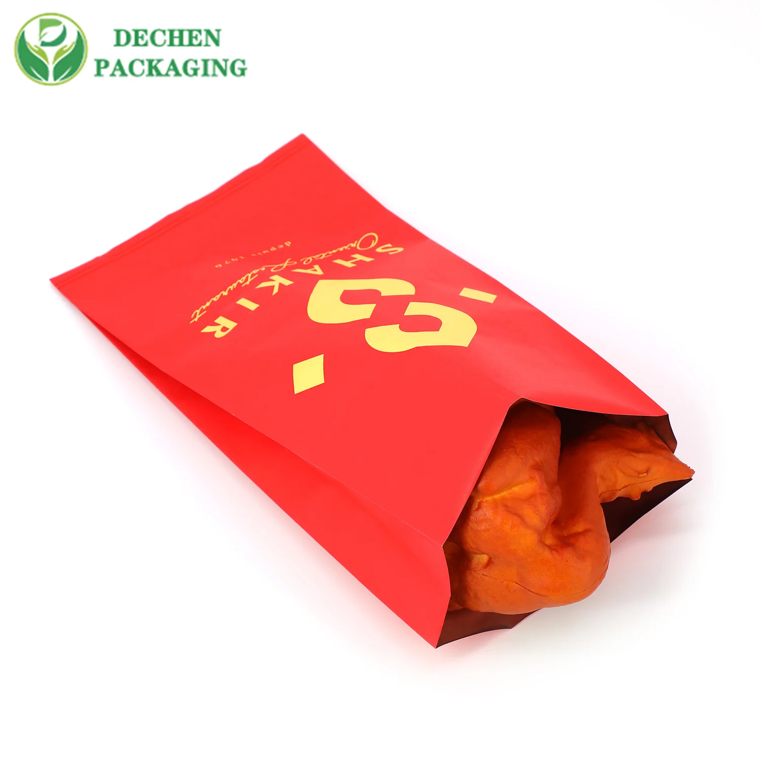 Bolsas de kebab dulce al por mayor asequibles Bolsa de alimentos de embalaje de pollo asado