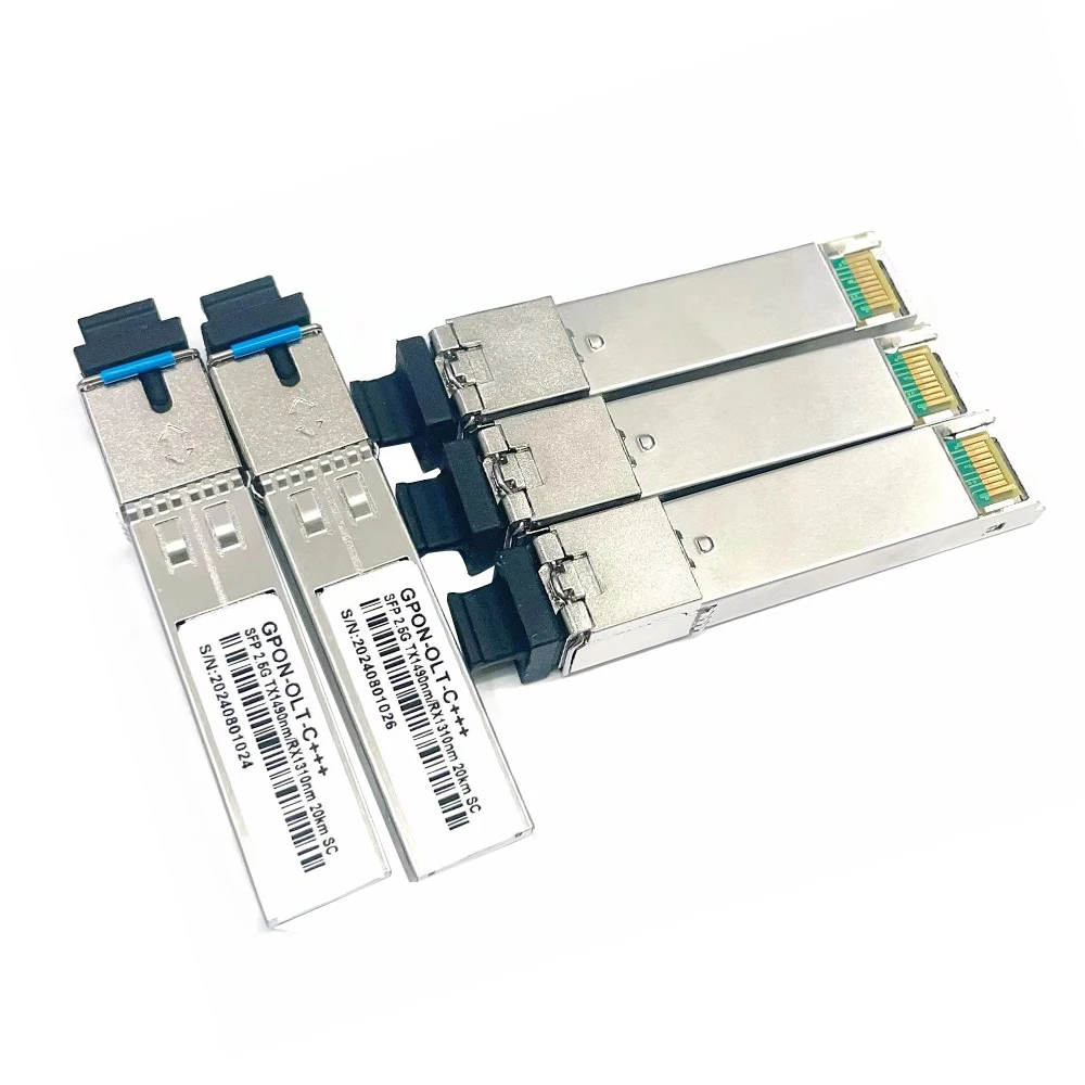 Cheaper suitable for ZTE mikrotik   GPON OLT PON SFP Module C+/C++/C+++ 2.5/1.25Gbps PON Optical Transceiver