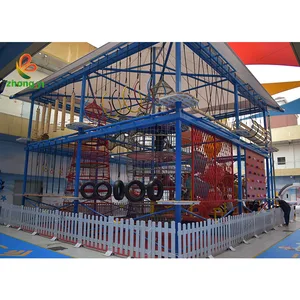 One-stop Solution Large Ninja Warrior Course Rope Adventure Course
