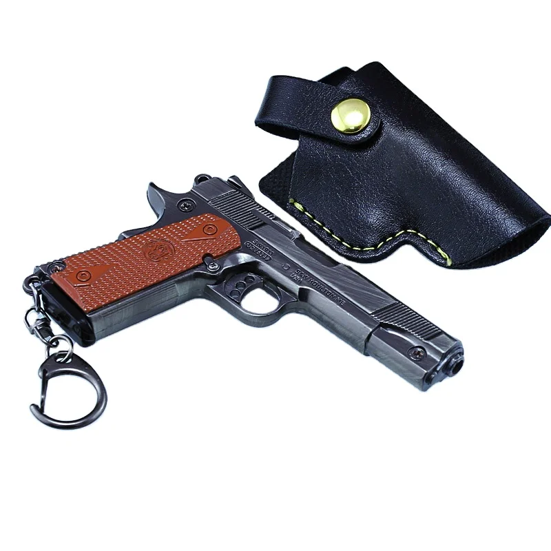 Wholesale M1911 Goat Guns Model 7cm Metal Alloy Empire Gun Model Metal