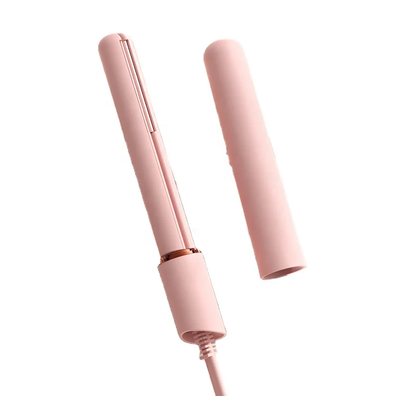 Amazon.com: Mini alisador de pelo, 2 en 1, portátil, de cerámica,  turmalina, de hierro, para rizar, alisar el flequillo, cabello ondulado,  herramientas de pelo corto, peine alisador de pelo (verde matcha) :
