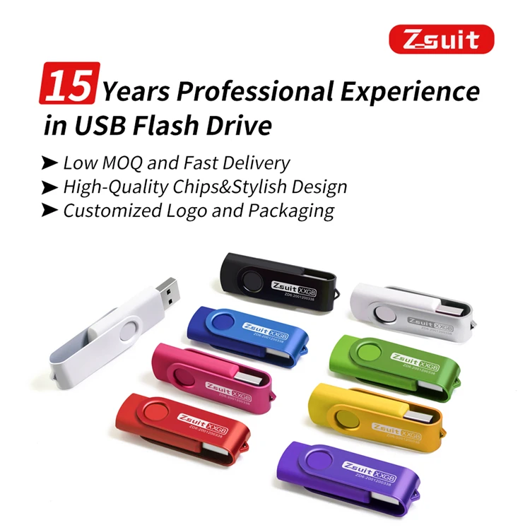 ZSUIT Wholesale High Speed USB Flash Drives - Customizable