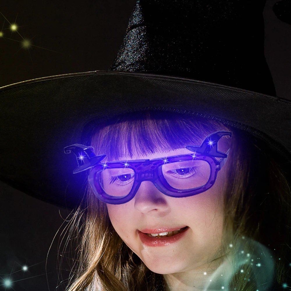 Led Light Up Funny Glasses Halloween Decoration Party Supplies Party