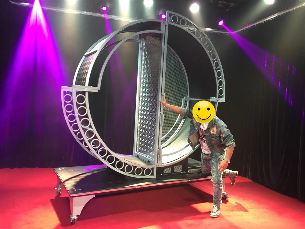 Magic Stage Performance Eclipse Illusion Shadow of a Man Be Crossed  Illusions Magic Tricks