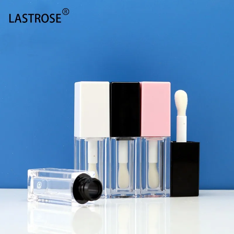 Big Brush Applicator Wand empty lipgloss tube with logo