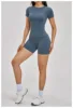 2546 short sleeve shirt + 2546 shorts green blue