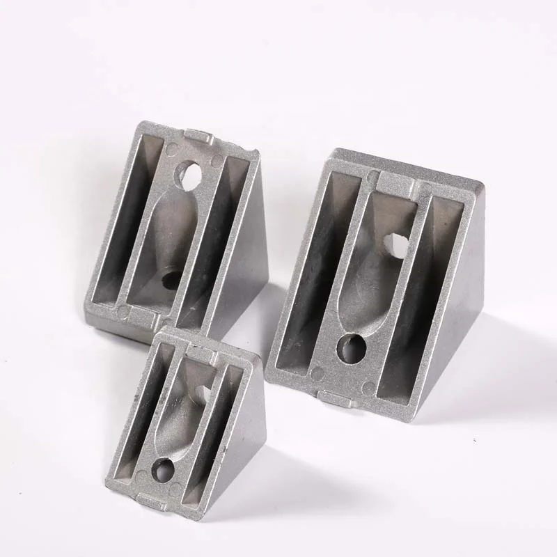 Лидер продаж 45 градусов внутренний угол опорный угловой кронштейн соединительное соединение для 30 40 алюминиевого профиля