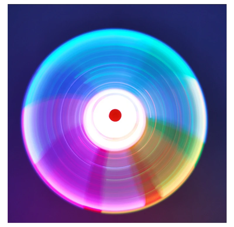 Новая акриловая Пиксельная игрушка светодиодная вращающаяся ветряная мельница прозрачные мигающие детские игрушки