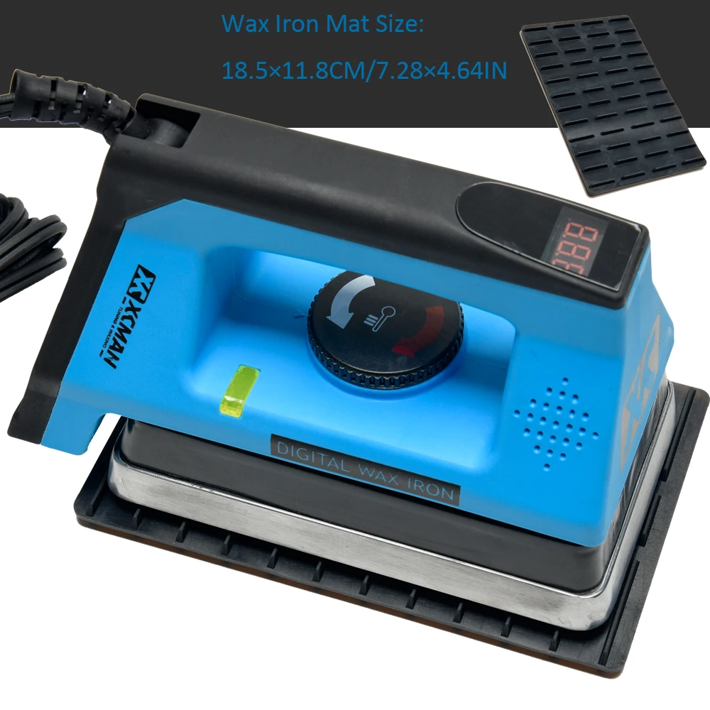 Ski Snowboard Digital Waxing Iron Precise Controlling Temperature with a Wax Iro CE ETL 110V 800W 230V 1000W
