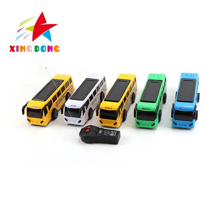 cheap price front and back remote control tour bus car toys with 3d lights toys R/C toys cars