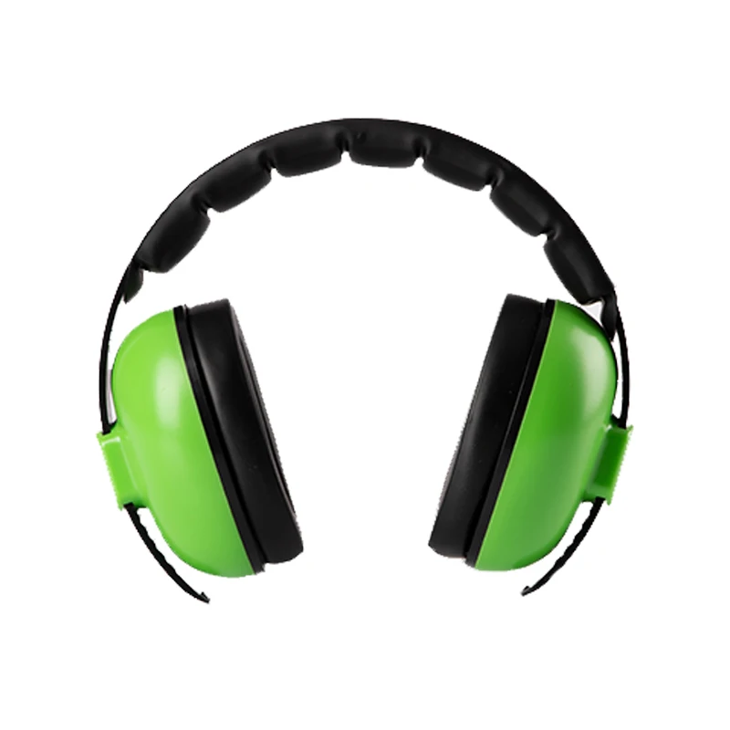 
Light weight Comfortable Green Color Soundproof Noise Reduce Hearing Protection Kids Safety Ear Protector Earmuff 