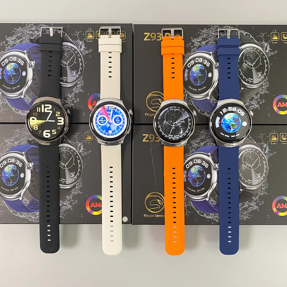 Z93 Pro AMOLED BT Call Reloj Inteligente Round Smart Watch Hombre Montres Intelligente Z93pro Waterproof Men Smartwatch 2024