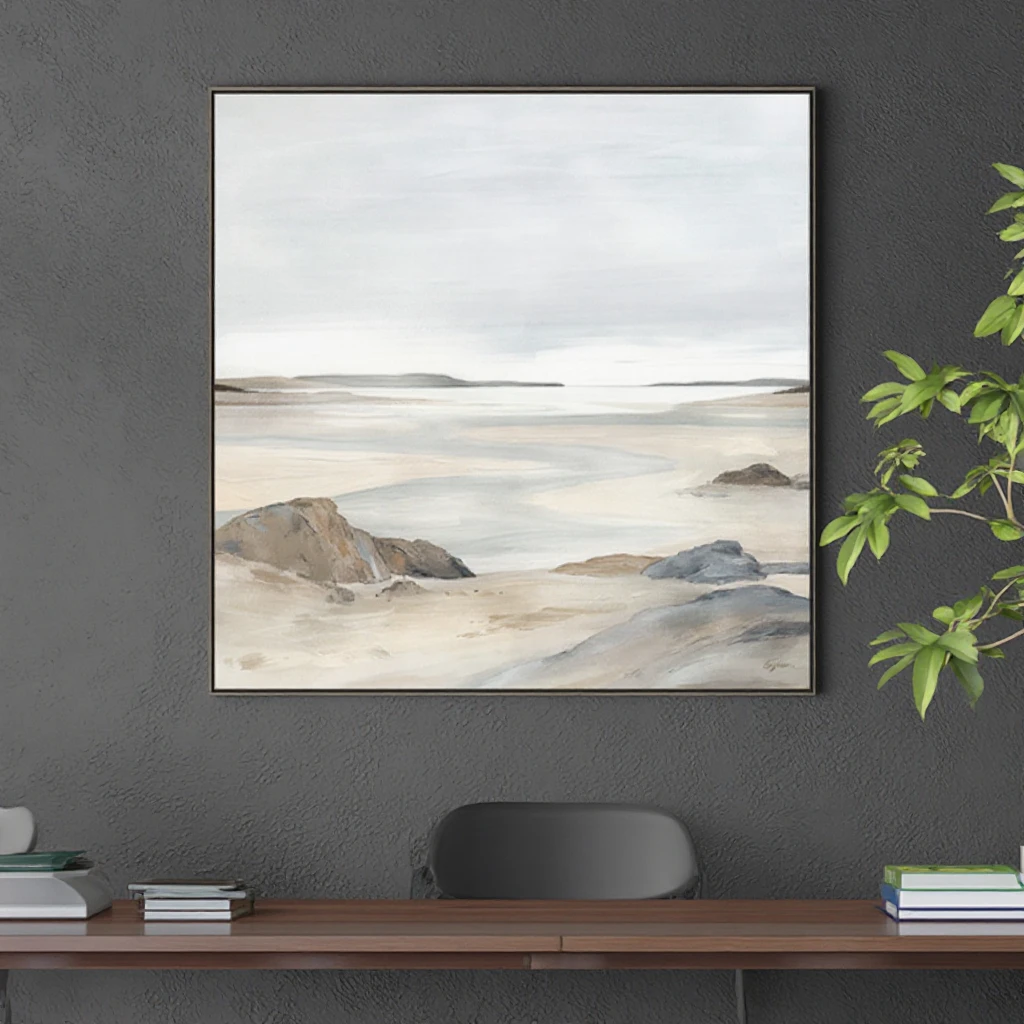 Custom Wholesale Modern Landscape Oil Painting - Mountain Canvas Wall Art for Hotel Home Decor Bulk Order