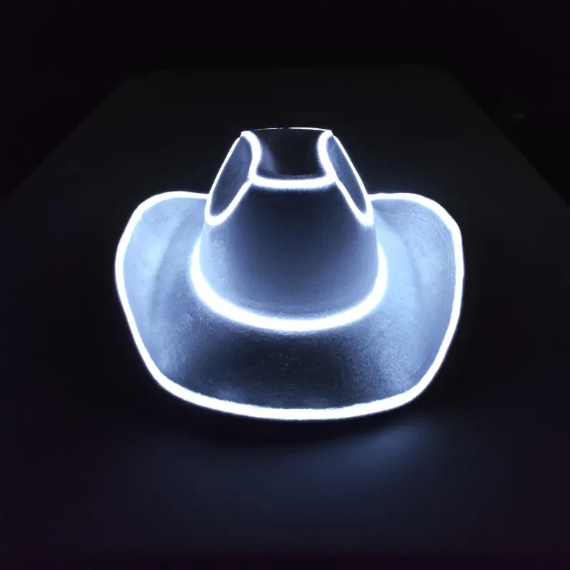 Chapeau De Cowboy Sale Clearance 2025 Unisex Cowboy Hat Light Up