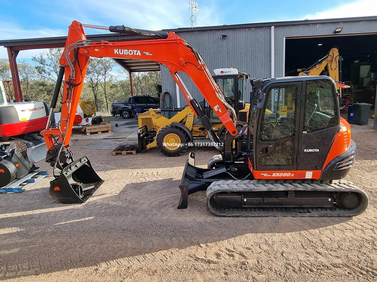 Small Machine Imported From Japan Kubota Kx080-3s  Very Low Price Very Good Quality