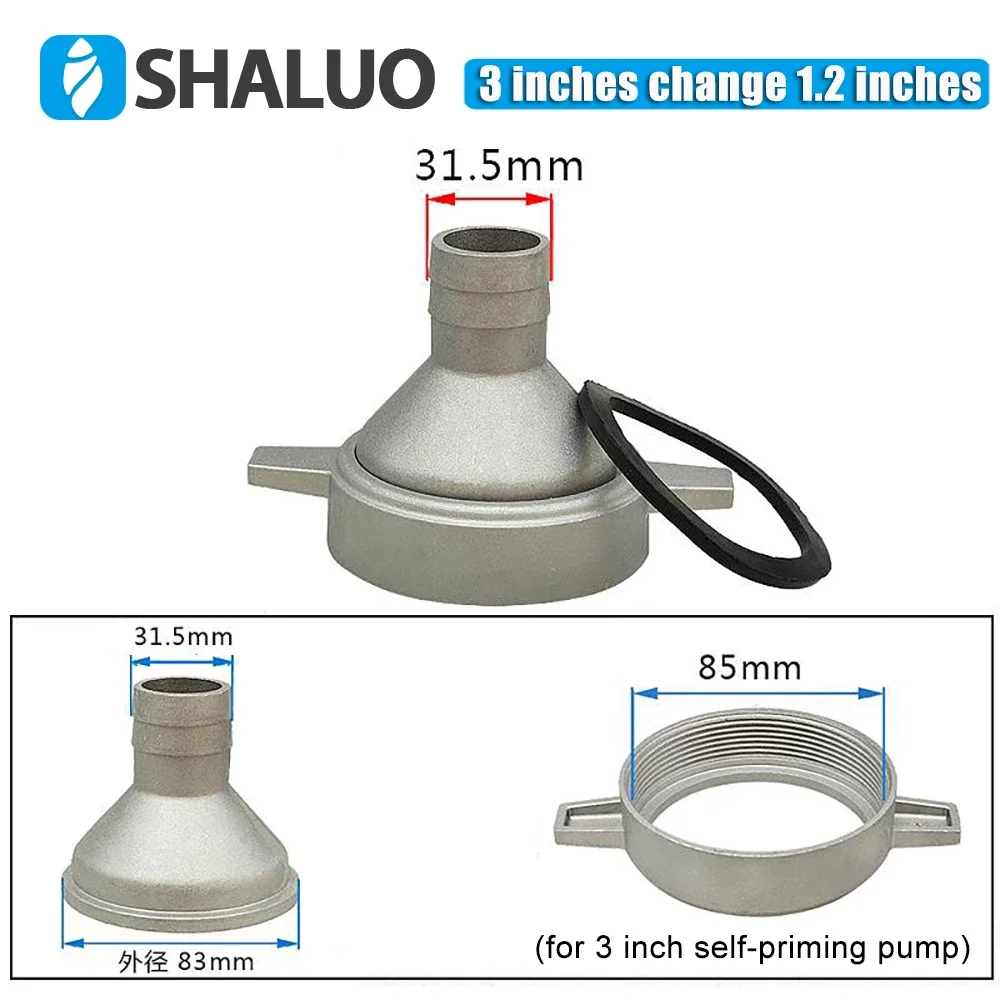 Raccord De Pompe à Eau 2 Pouces - Tuyau En Aluminium Avec Joint - Neuf, Origine Chine