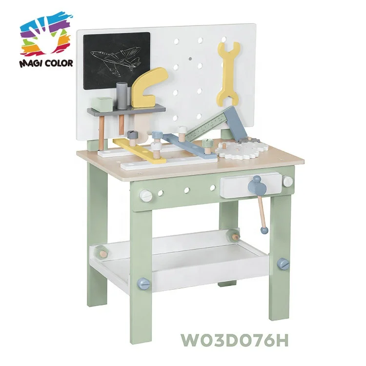 High Quality Tool Set Toy Mini Simulation Wooden Tool Table for Kids W03D076I