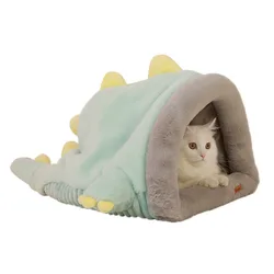 High Quality Durable Using Low Price Long Plush Fluffy Round Non Slip Pet Dog Beds NO 6