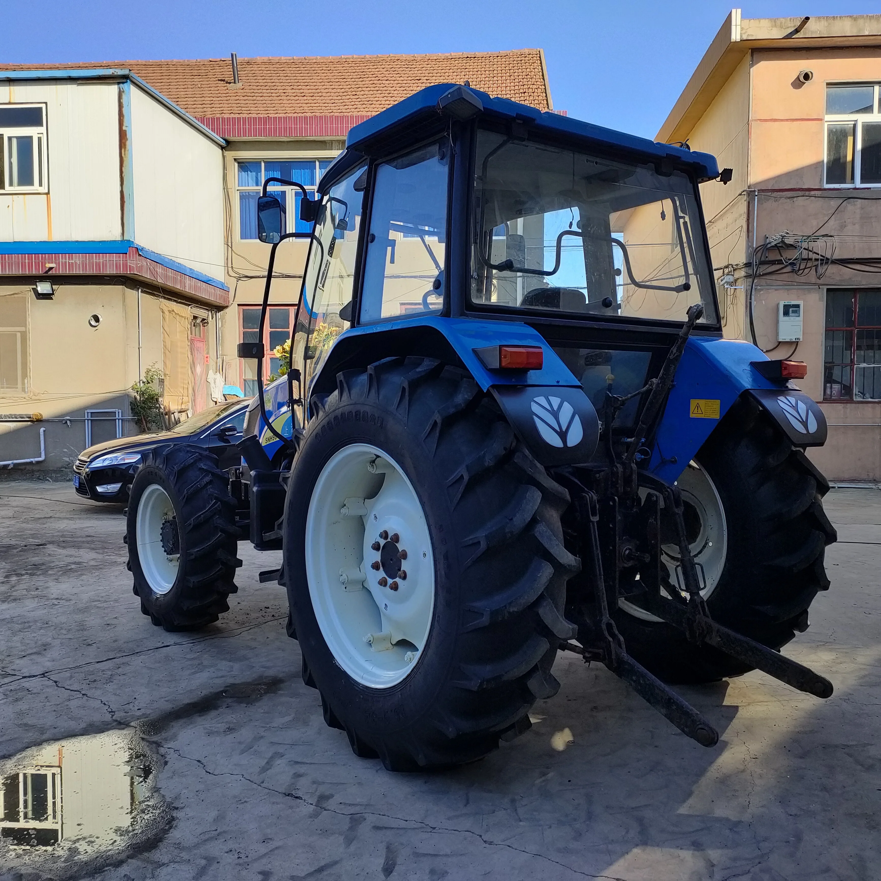 Holland Shanghai Model SNH904 90hp with Cabin DEUTZ Engine Foton 254 Tractor Parts 12 4 28 Tractor Tire Tractors