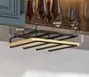 Estante negro del tablero de corte