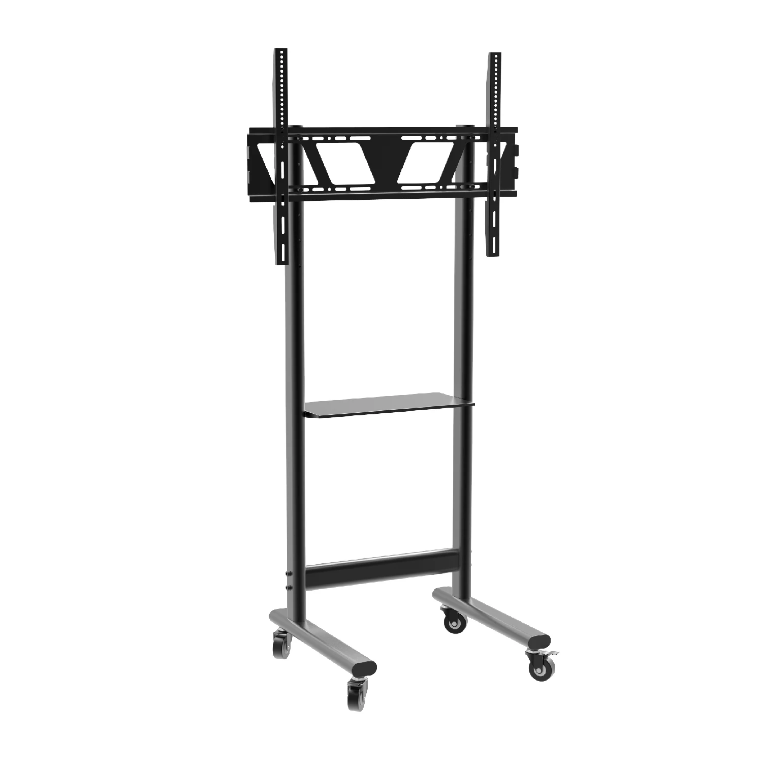 Floating Mobile Tv Cart Max Vesa 800*600mm Mounted Height Adjustable