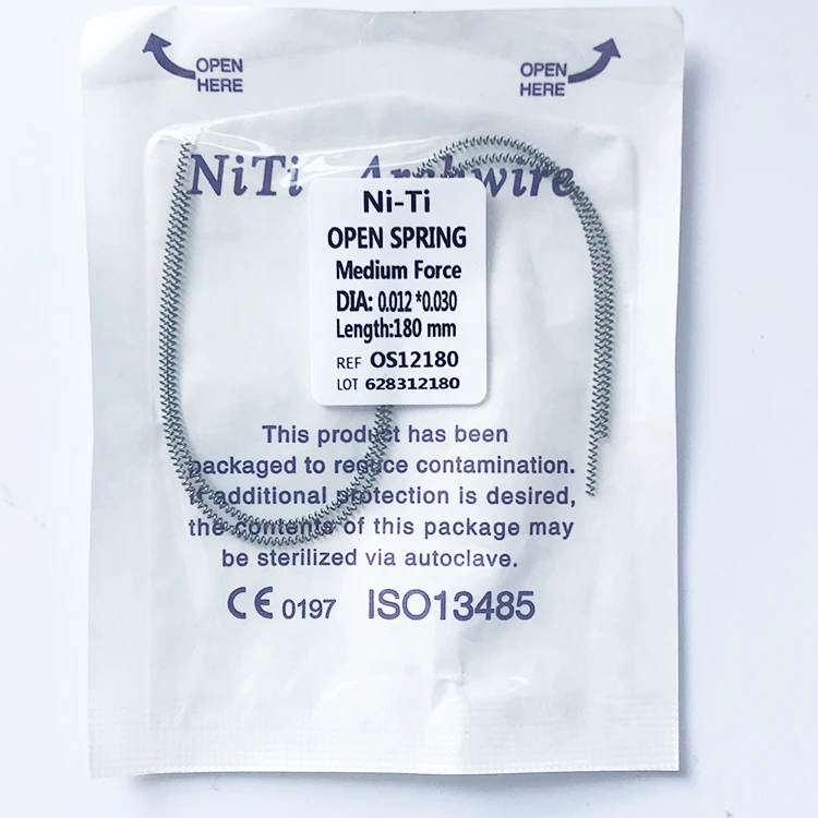 Ressorts Orthodontiques Hélicoïdaux Fermés Niti - Lot De 10 Pièces, Tailles 6/9/12mm, Neuf CE