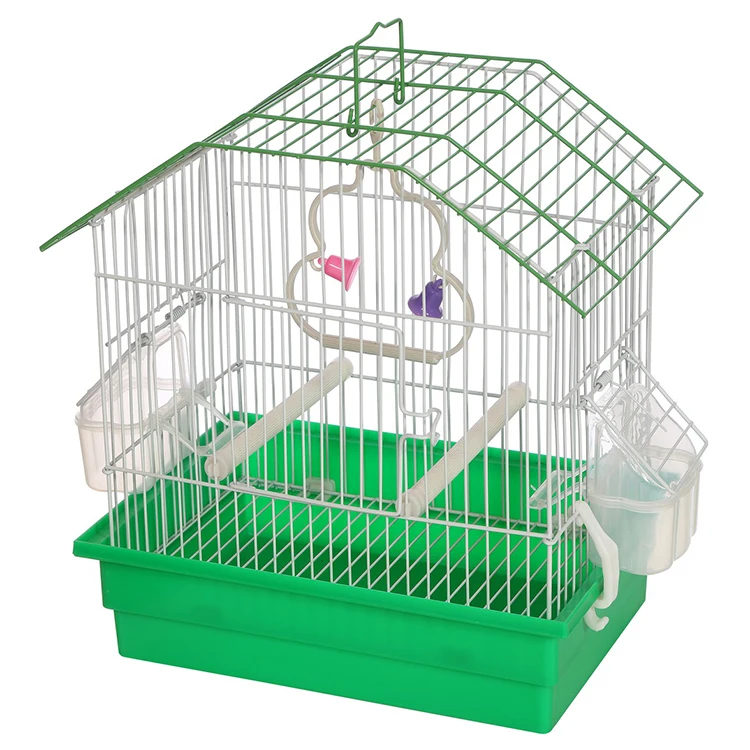 High Quality Pagoda Top Small Parakeet Cage Iron Bird Cage