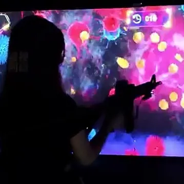 Indoor Playground Augmented Reality Projector AR Interactive Wall Projection for Shooting Games