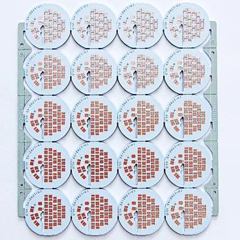 Round Led Pcb Board With Aluminum Material and OSP Organic Surface Protect Lead Free HASL Printed Circuit Board For Led