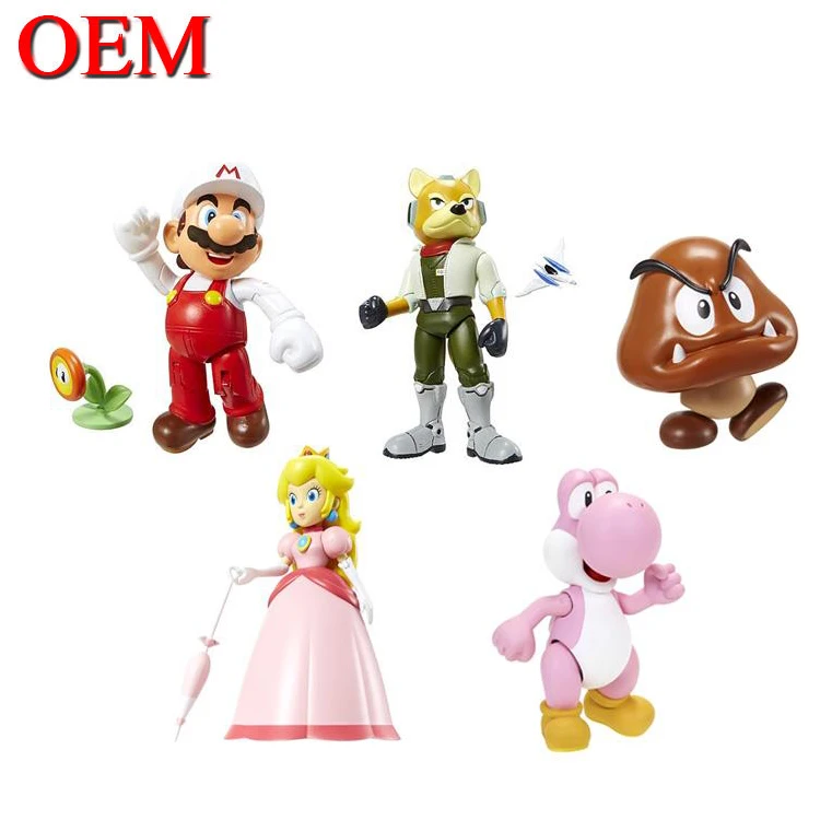 Custom Oem 3d Mario Cartoon Pvc Action Figure Toys Supplier - Buy ...