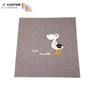 Wholesale Metallic Pen and DIY Accessories Gray Scrapbook 11x10.6 Inch 40 Pages Linen Cover Photo Album for E-commerce