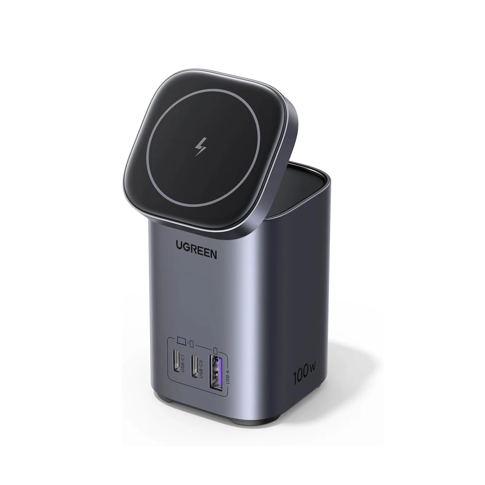 Ugreen Nexode 100w Usb C Charger With Magsafe 15w Wireless Charger ...