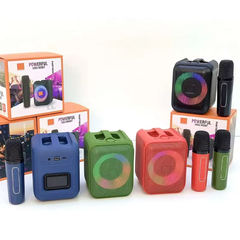 ES300 New Portable Powerful Bass Boost Party Box Subwoofer Karaoke Speakers Wireless Stereo Supper Bass Household BT Speaker ES300 New Portable Powerful Bass Boost Party Box Subwoofer Karaoke Speakers Wireless Stereo Supper Bass Household BT Speaker