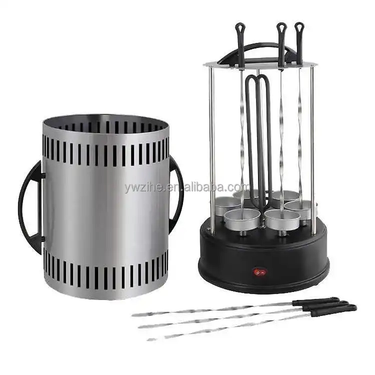 Fivefork Automatic Rotary Smokeless Bbq Home Kebab Machine Electric