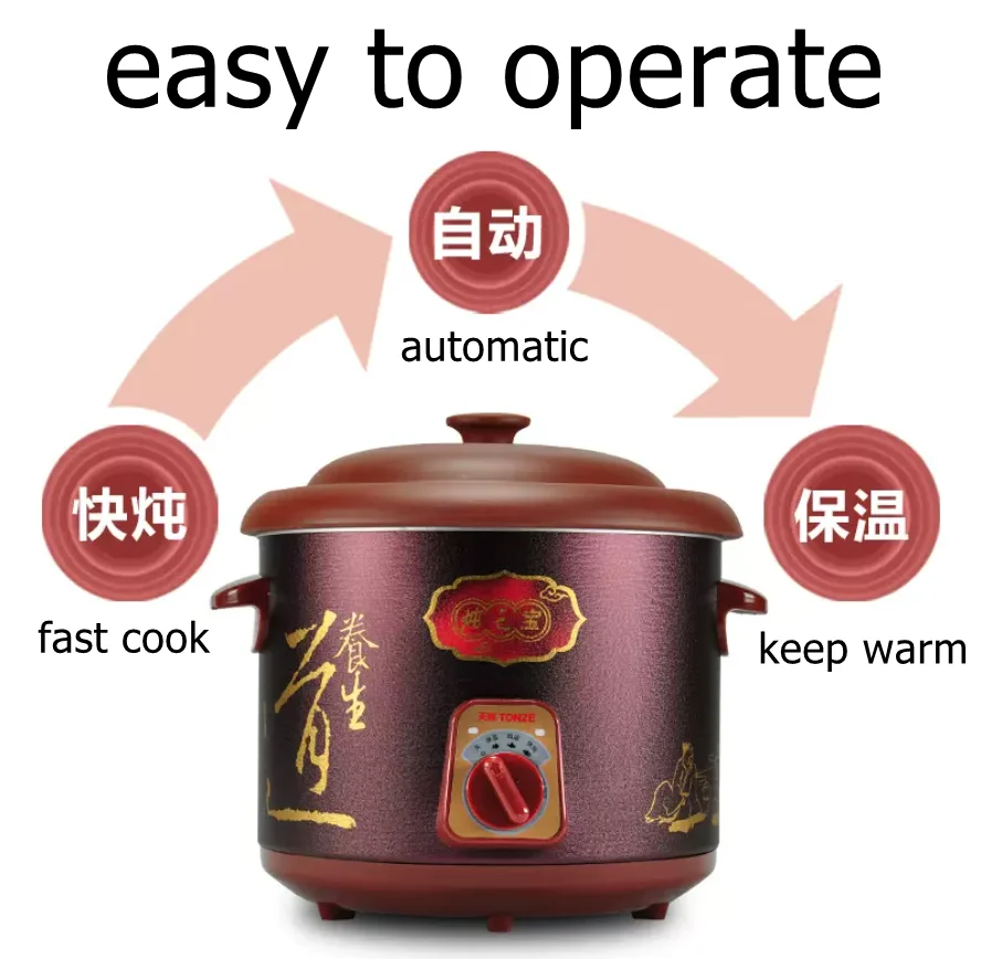 Tonze slow cooker discount how to use