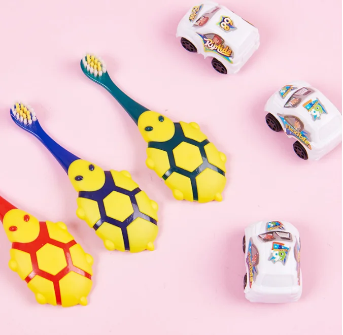 OEM OEM Best Sanxiao Smiclean 3 6 Years Plus Soft Bristles Kids Toothbrush with Toy