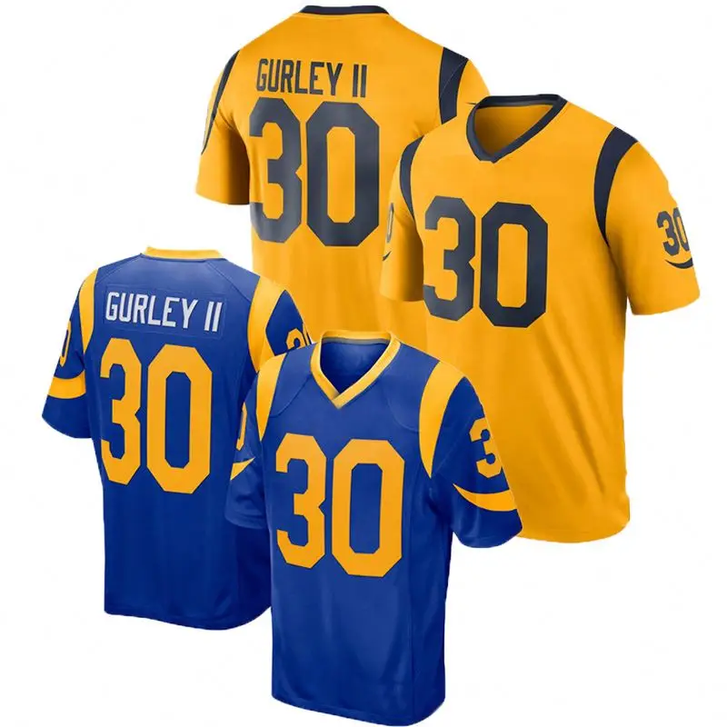 yellow todd gurley jersey