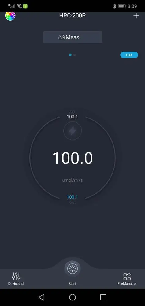 Hopoo Portable Spectrometer Par Meter PPFD Meter