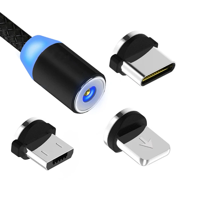 Бесплатная доставка 1 м Магнитный Мобильный телефон Kabel Lade 540 кабель для передачи данных Кабели для Celulares Магнитный зарядный кабель