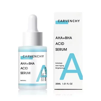 Top Selling 30ml AHA BHA Fruit Acid Serum  Anti Acne Exfoliating Closed Blackhead Shrink Pores Skin Care Serum