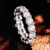 Bague en or blanc 18 carats avec diamant de laboratoire