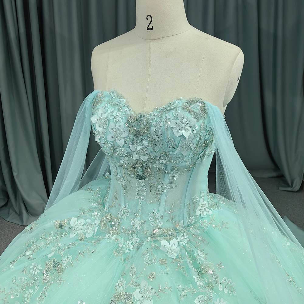 Wholesale Fairy Quinceanera Dresses Birthday Party Dresses for 15 Girls Empire Evening Formal dresses,1 Piece
