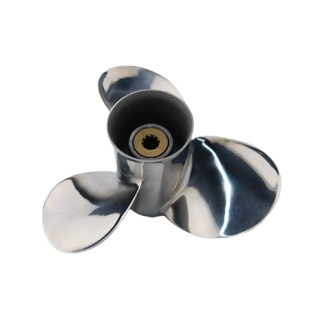 Морской 3-лопастной Пропеллер из нержавеющей стали для Suzuki подставка лодочного двигателя 8 9 15 20 л.с. детали 25X8 10 шлицевой