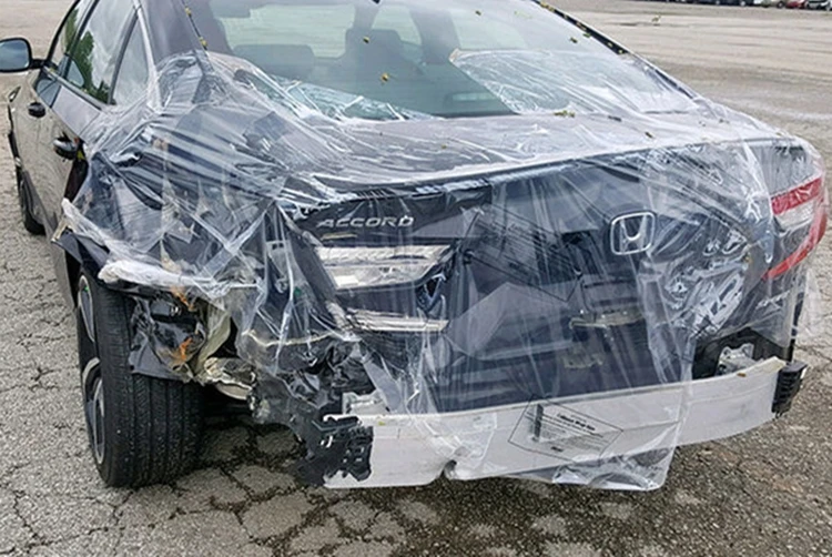 Factory Sale Auto Collision Cover Self Adhesive Protection Auto Collision Wrap Film