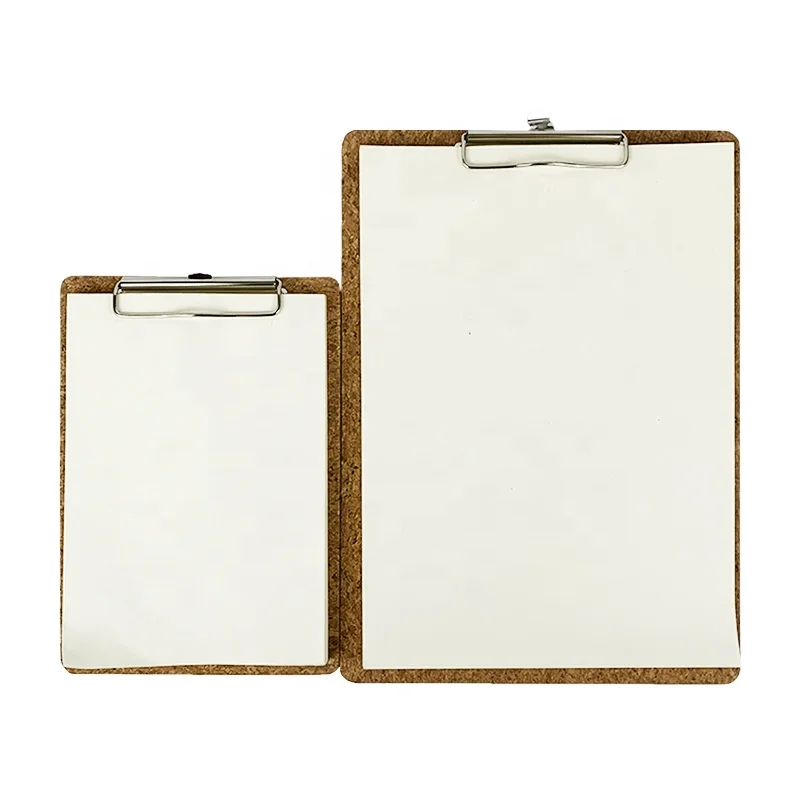 Wholesale Eco Friendly Office Supplies Cork Sublimation Metal Clipboard Blank Buy Sublimation