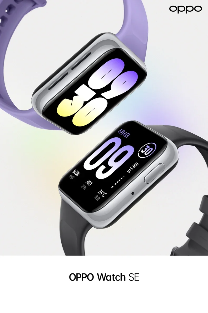 OPPO Watch SE AMOLED GPS Smartwatch, IP68 Waterproof