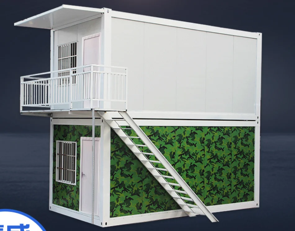Custom Prefabricated Container Small Homes 1 Bathroom Modern Prefab Flat Pack Tiny Houses with One Two Bedroom Ready to Ship