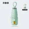 กลิ่นหอมเย็น สีเขียว-50 ปิด-6-ซี่โครง ด้ามจับรูปหัวใจ-ด้านใน-ฟอล