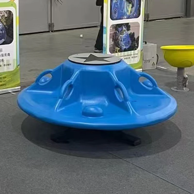 LLDPE Plastic Swivel Chair for Children Indoor/Outdoor UV & Sun Protection for Kindergarten & Amusement Park Playgrounds
