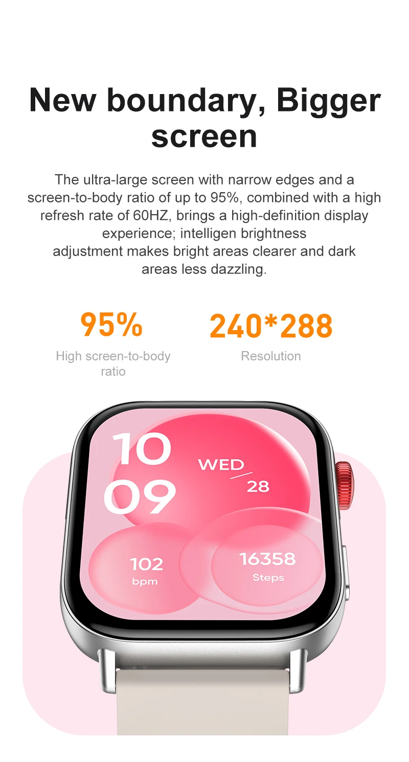 2026 P93 Smart Watch 1.93'' BT Call 10M Waterproof Blood Oxygen Health Monitoring Heart Rate Sports Smartwatch for Men Women